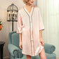 19Momme Pure Mulberry Silk Elegant Mini Button Sleepshirt [SKSH0064]