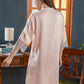 19Momme Pure Mulberry Silk Sexy Above Knee Lace Sleepshirt [SKSH0017]