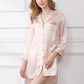 16Momme Pure Mulberry Silk Sweet Mini Button Sleepshirt [SKSH0051]