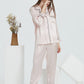 16Momme Pure Mulberry Silk Long Sleeves Notch Collar Pajamas Set [SKPA0007]