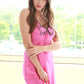 19Momme Pure Mulberry Silk Sexy Above Knee Lace Sleepshirt [SKSH0020]