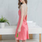 16Momme Pure Mulberry Silk Sexy Above Knee Lace Sleepshirt [SKSH0002]