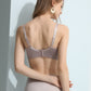 Wireless Romantic Breathable Triangle Lace Mulberry Silk Bras [SKBR0053]