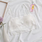 Wireless Elegant Anti Emptied Tank Top Lace Mulberry Silk Bras [SKBR0049]