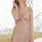 16Momme Pure Mulberry Silk Sexy Mini Lace Sleepshirt [SKSH0018]