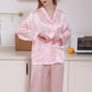 16Momme Pure Mulberry Silk Long Sleeves Notch Collar Pajamas Set [SKPA0001]