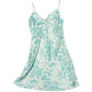 19Momme Pure Mulberry Silk Sexy Mini Printing Sleepshirt [SKSH0019]