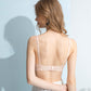 Wireless Romantic Breathable Triangle Lace Mulberry Silk Bras [SKBR0024]