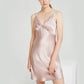 19Momme Pure Mulberry Silk Sexy Mini Ruched Sleepshirt [SKSH0009]
