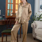 19Momme Pure Mulberry Silk Long Sleeves Notch Collar Pajamas Set [SKPA0003]