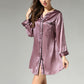 16Momme Pure Mulberry Silk Sexy Mini Button Sleepshirt [SKSH0041]