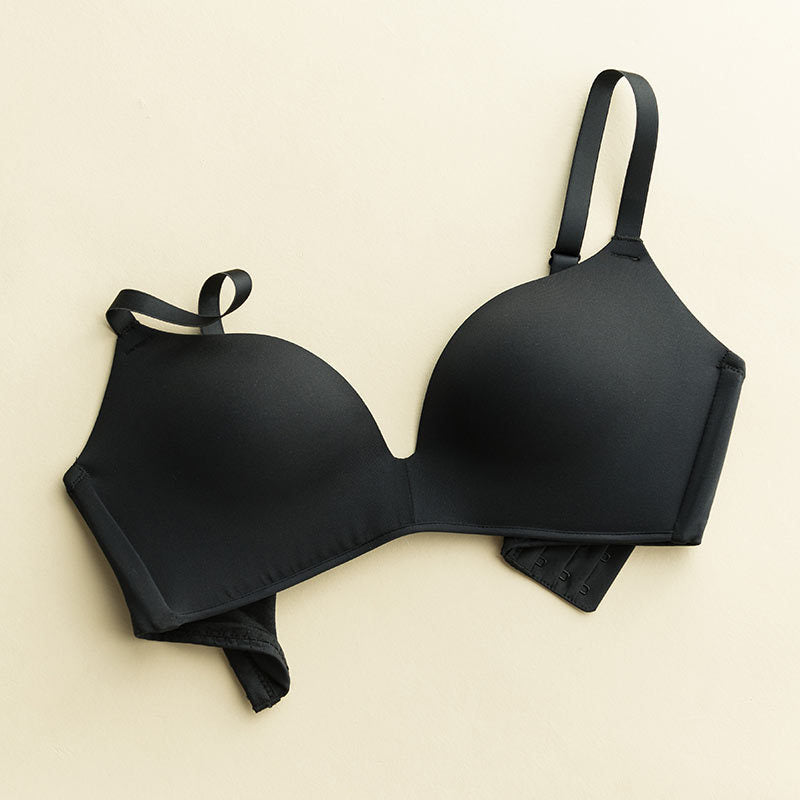 Wireless Sexy Seamless 3/4 Cup Mulberry Silk Bras [SKBR0055]