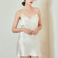 16Momme Pure Mulberry Silk Sexy Mini Backless Sleepshirt [SKSH0010]