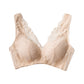 Wireless Elegant Gathered Tank Top Lace Mulberry Silk Bras [SKBR0056]