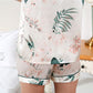 16Momme Pure Mulberry Silk Short Sleeves Notch Collar Pajamas Set [SKPA0035]