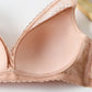 Wireless Romantic Breathable 3/4 Cup Lace Mulberry Silk Bras [SKBR0036]