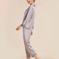 19Momme Pure Mulberry Silk Long Sleeves Notch Collar Pajamas Set [SKPA0013]