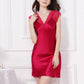 16Momme Pure Mulberry Silk Sweet Above Knee Lace Sleepshirt [SKSH0043]