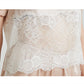 19Momme Pure Mulberry Silk Short Sleeves Round Collar Lace Pajamas Set [SKPA0010]