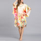 16Momme Pure Mulberry Silk Elegant Mini Printing Sleepshirt [SKSH0052]