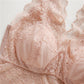 Wireless Sexy Gathered Tank Top Lace Mulberry Silk Bras [SKBR0015]
