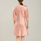 16Momme Pure Mulberry Silk Elegant Above Knee Lace Sleepshirt [SKSH0057]
