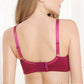 Wireless Simple Gathered 3/4 Cup Mulberry Silk Bras [SKBR0074]