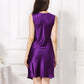 16Momme Pure Mulberry Silk Sexy Above Knee Sleepshirt [SKSH0042]