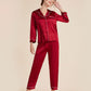 19Momme Pure Mulberry Silk Long Sleeves Notch Collar Pajamas Set [SKPA0013]