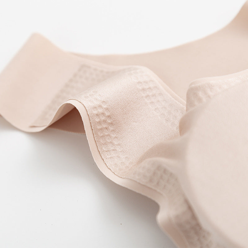 Wireless Simple Seamless Anti Emptied Tank Top Mulberry Silk Bras [SKBR0048]