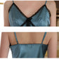 19Momme Pure Mulberry Silk Sexy Mini Lace Sleepshirt [SKSH0001]