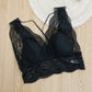 Wireless Romantic Breathable Triangle Lace Mulberry Silk Bras [SKBR0065]