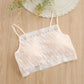 Wireless Simple Anti Emptied Tube Top Lace Mulberry Silk Bras [SKBR0072]