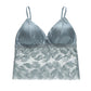 Wireless Sexy Seamless Triangle Tank Top Lace Mulberry Silk Bras [SKBR0010]