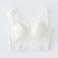 Wireless Elegant Minimizer Tank Top Lace Mulberry Silk Bras [SKBR0026]