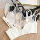 Wireless Sexy Minimizer Tube Top Lace Mulberry Silk Bras [SKBR0069]