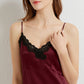 16Momme Pure Mulberry Silk Sexy Maxi Lace Sleepshirt [SKSH0004]