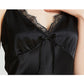 16Momme Pure Mulberry Silk Sexy Mini Lace Sleepshirt [SKSH0006]