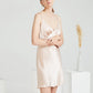 19Momme Pure Mulberry Silk Sexy Mini Ruched Sleepshirt [SKSH0009]