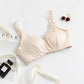 Wireless Romantic Breathable Triangle Lace Mulberry Silk Bras [SKBR0053]