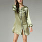 16Momme Pure Mulberry Silk Sexy Mini Button Sleepshirt [SKSH0041]