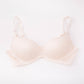 Wireless Simple Seamless 1/2 Cup Mulberry Silk Bras [SKBR0037]