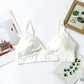 Wireless Sexy Seamless 3/4 Cup Mulberry Silk Bras [SKBR0006]