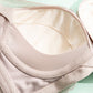 Wireless Elegant Gathered 3/4 Cup Lace Mulberry Silk Bras [SKBR0005]