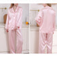 16Momme Pure Mulberry Silk Long Sleeves Notch Collar Pajamas Set [SKPA0001]