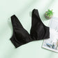 Wireless Elegant Seamless Breathable Triangle Mulberry Silk Bras [SKBR0043]
