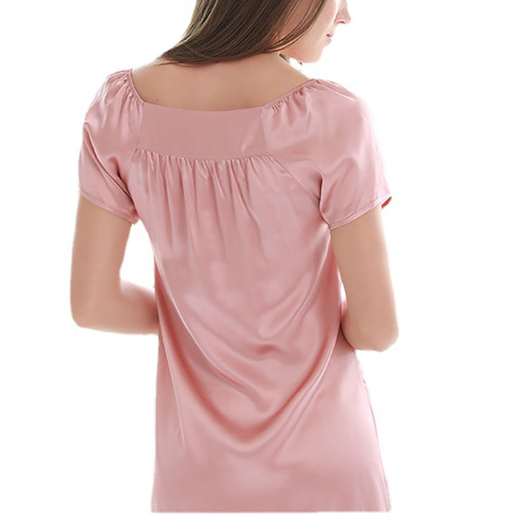 16Momme Pure Mulberry Silk Sweet Mini Sleepshirt [SKSH0029]