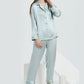 16Momme Pure Mulberry Silk Long Sleeves Notch Collar Pajamas Set [SKPA0007]