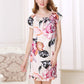 16Momme Pure Mulberry Silk Sweet Mini Printing Sleepshirt [SKSH0037]