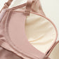 Wireless Romantic Gathered 3/4 Cup Lace Mulberry Silk Bras [SKBR0040]